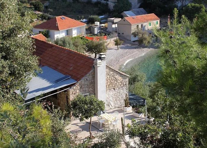 Seaside Secluded Cove Torac, Hvar - 4875 Апартаменты Gdinj