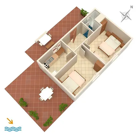 Seaside Secluded Cove Torac, Hvar - 4875 Apartamento Gdinj